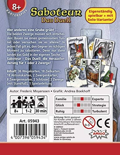 Saboteur: Das Duell - Card Game (German)