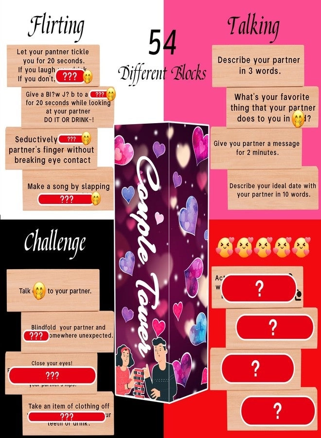 Couples Stacking Blocks - 54Pcs