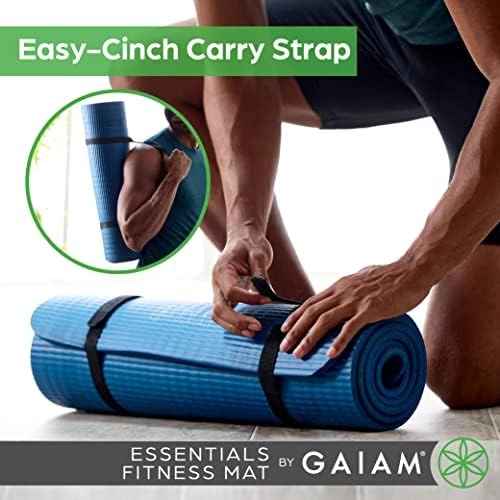 Essentials Thick Yoga Mat - NBR foam 2/5 Inch
