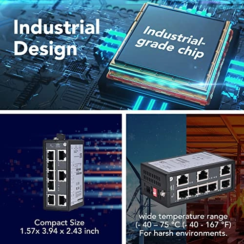 8*10/100/1000 Base-T(X) 8-ports