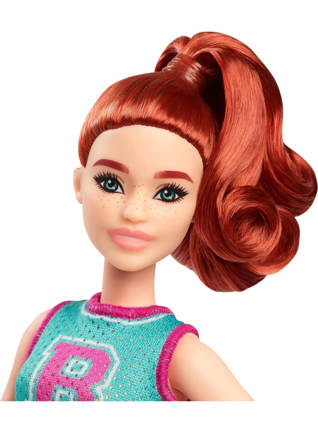 Barbie Fashionistas - Fiery red hair Sport Skirt Ages 3+