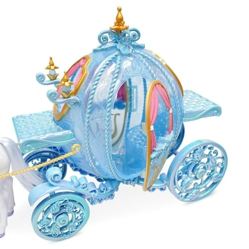 Cinderella Classic Doll & Carriage - Deluxe Set Pumpkin Carriage Light-Up Walking Horse