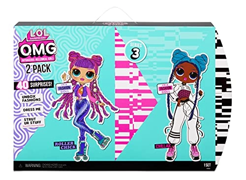 Roller Chick Fashion Doll - Series 3 + Chillax Fashion Doll