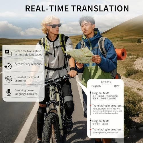 AI Smart Glasses - 1080P Bluetooth V5.3