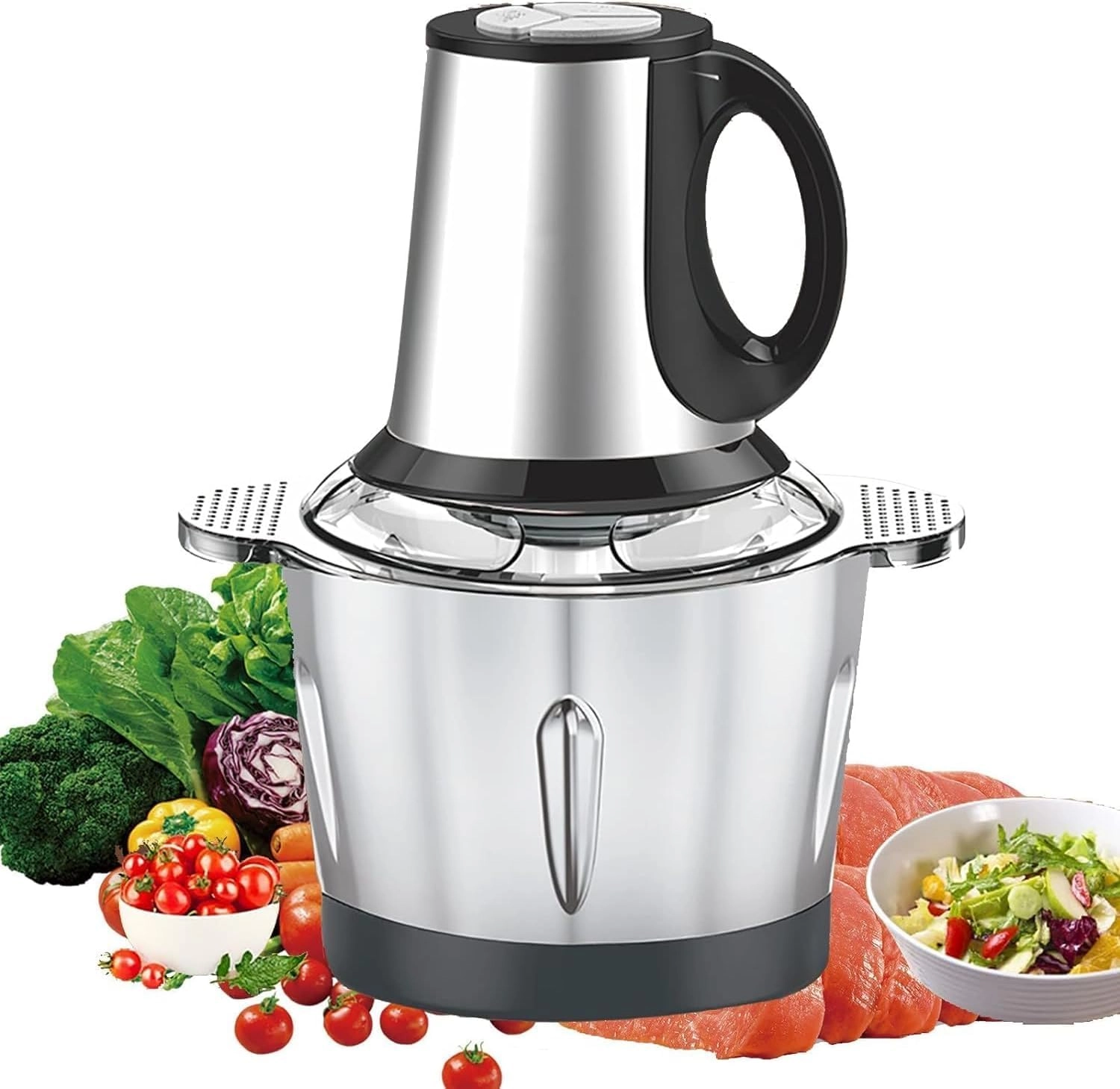 Electric Food Processor - 3.8L 600W