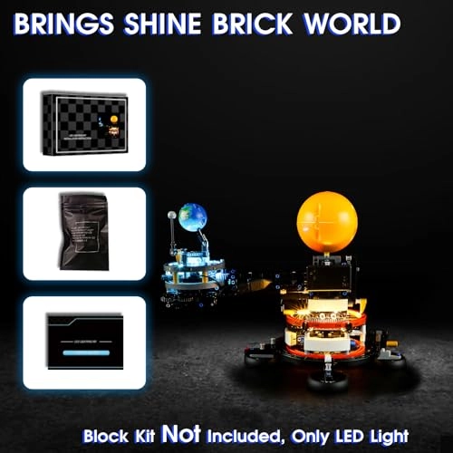 Led Light for LEGO 42179 Technic Planet Earth and Moon in Orbit