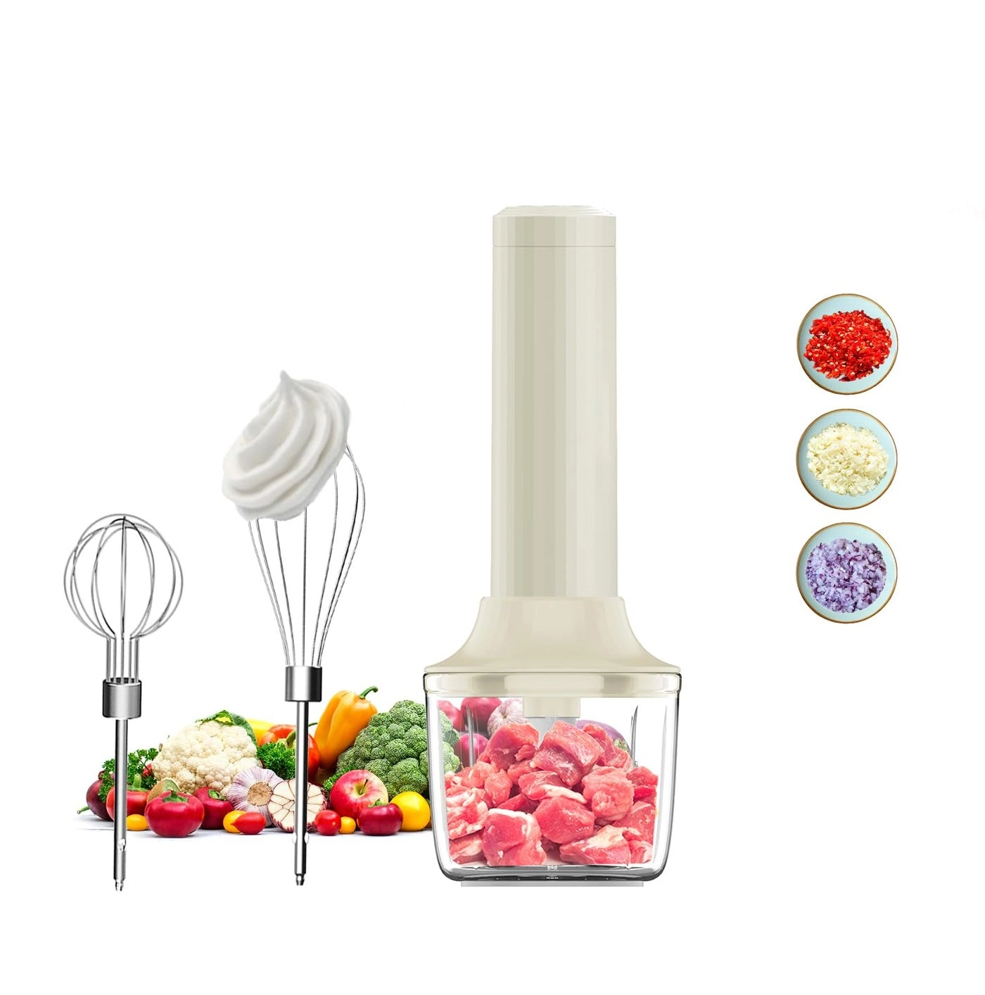 PowCube Hand Mixer - 300ml 10oz 50watt