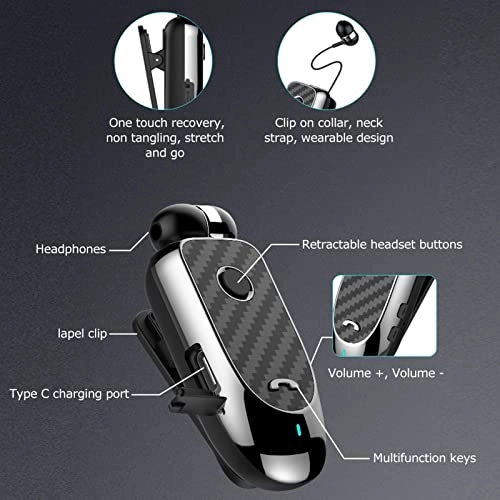 Clip On Bluetooth Headset