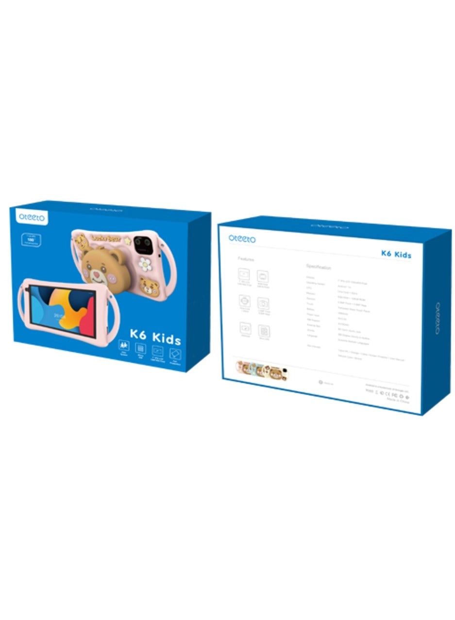K6 Kids Tablet - 6GB 7 Inch 128GB
