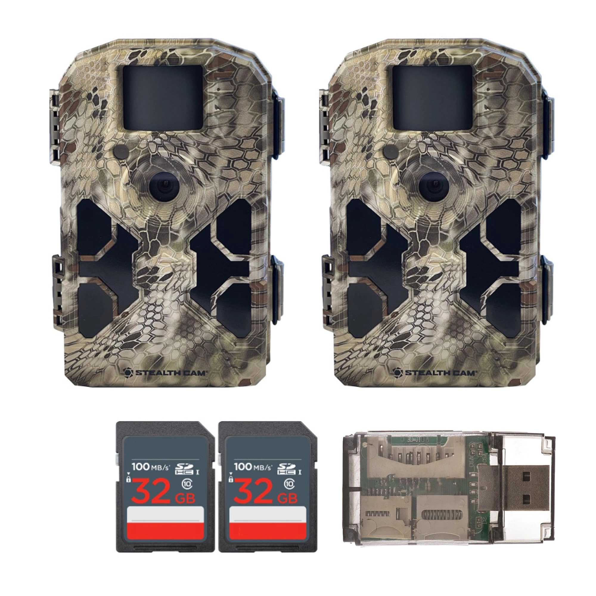 Stealth Cam G42NG - 32MP + Lithium Solar Power Panel + Memory Card - 32GB + USB 2.0 Card Reader