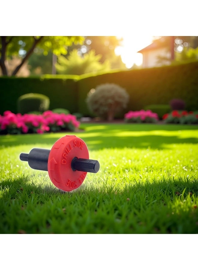 Jump Start Electric Engine Drill Bit Adapter - Red and Black