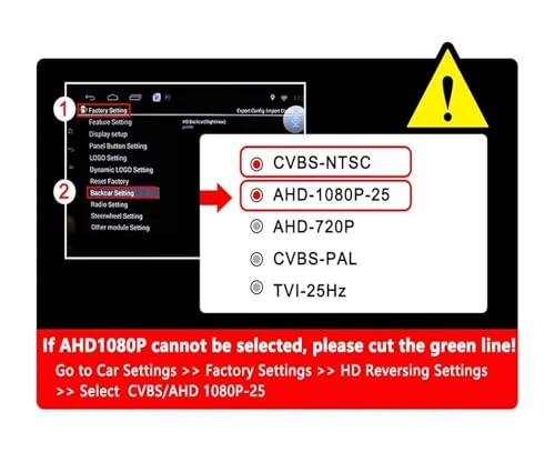 HD Car Rear View Camera - Wire AHD1080P