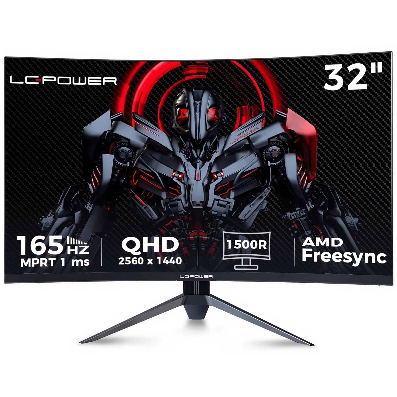 Curved QHD Monitor - LC-POWER 32 Inches 2560x1440