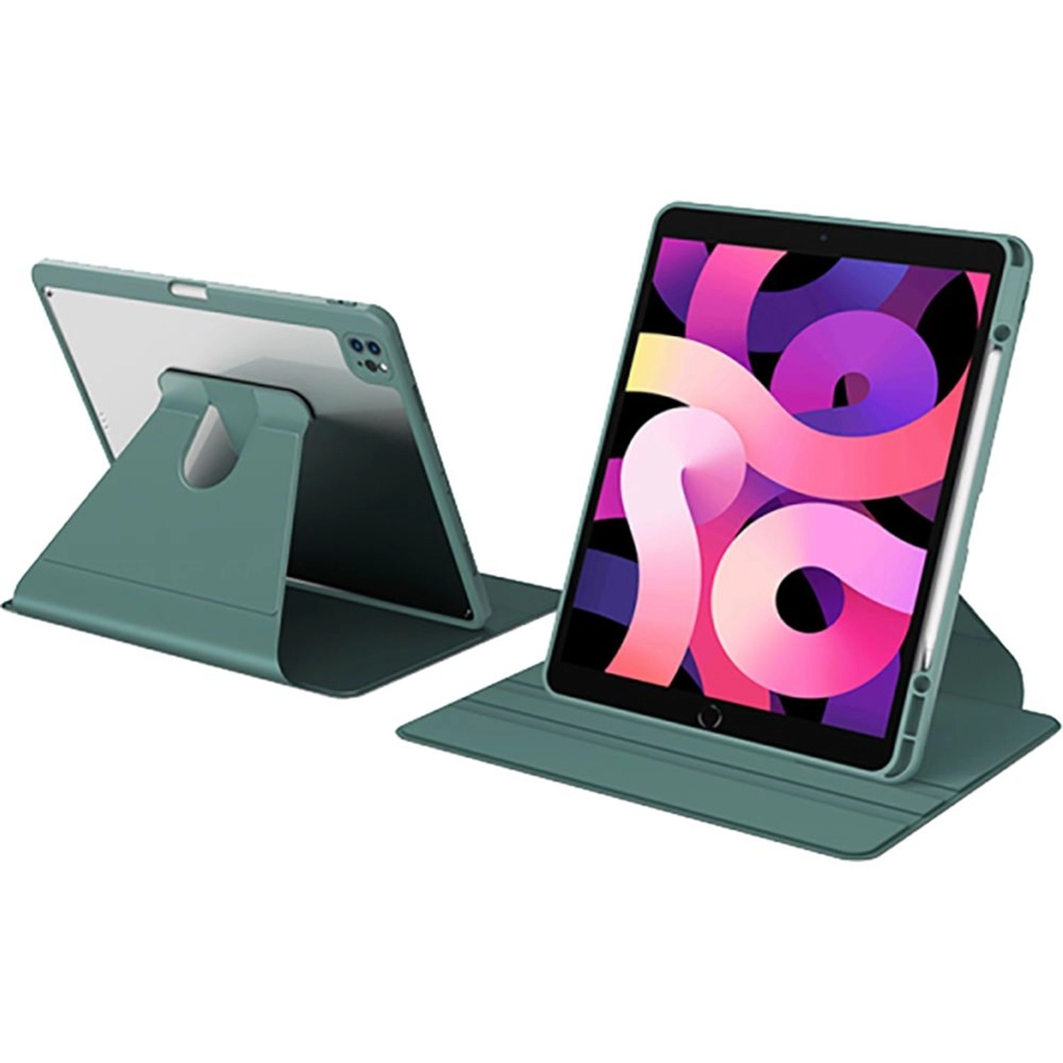 360 Rotating Folio Case with Pencil Holder for Apple iPad Pro 12.9-inch (2021)