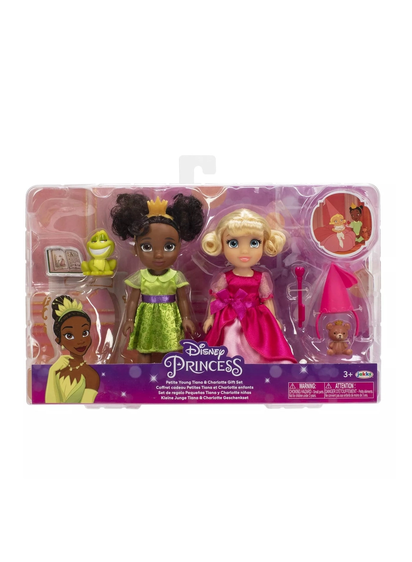Disney Tiana Doll + Charlotte Doll