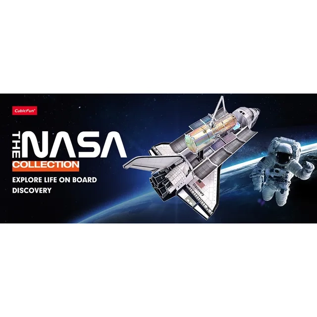 Nasa Discovery 3D Puzzle (ALGT-DS1057H) - 126 pcs