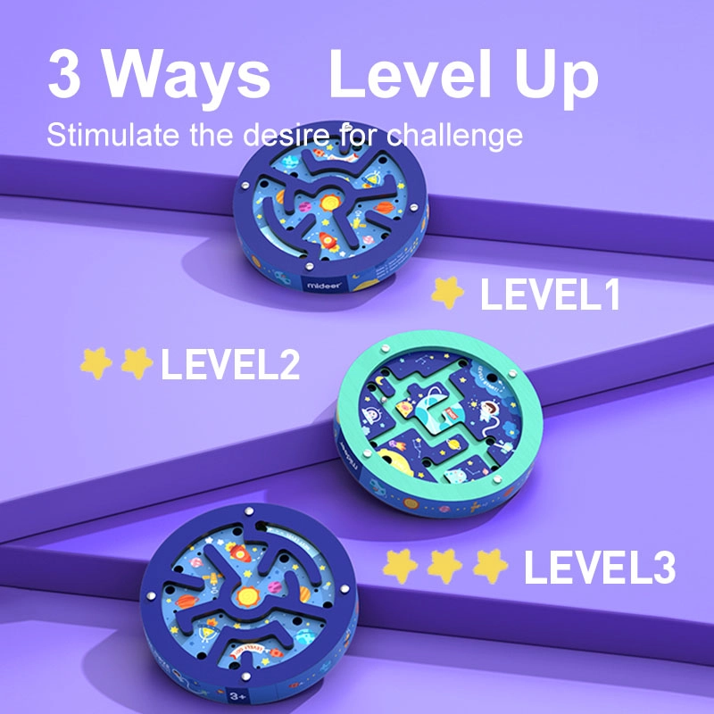 Double Sided Steel Ball Maze - Suitable for 3 years and above Ideal travel toy