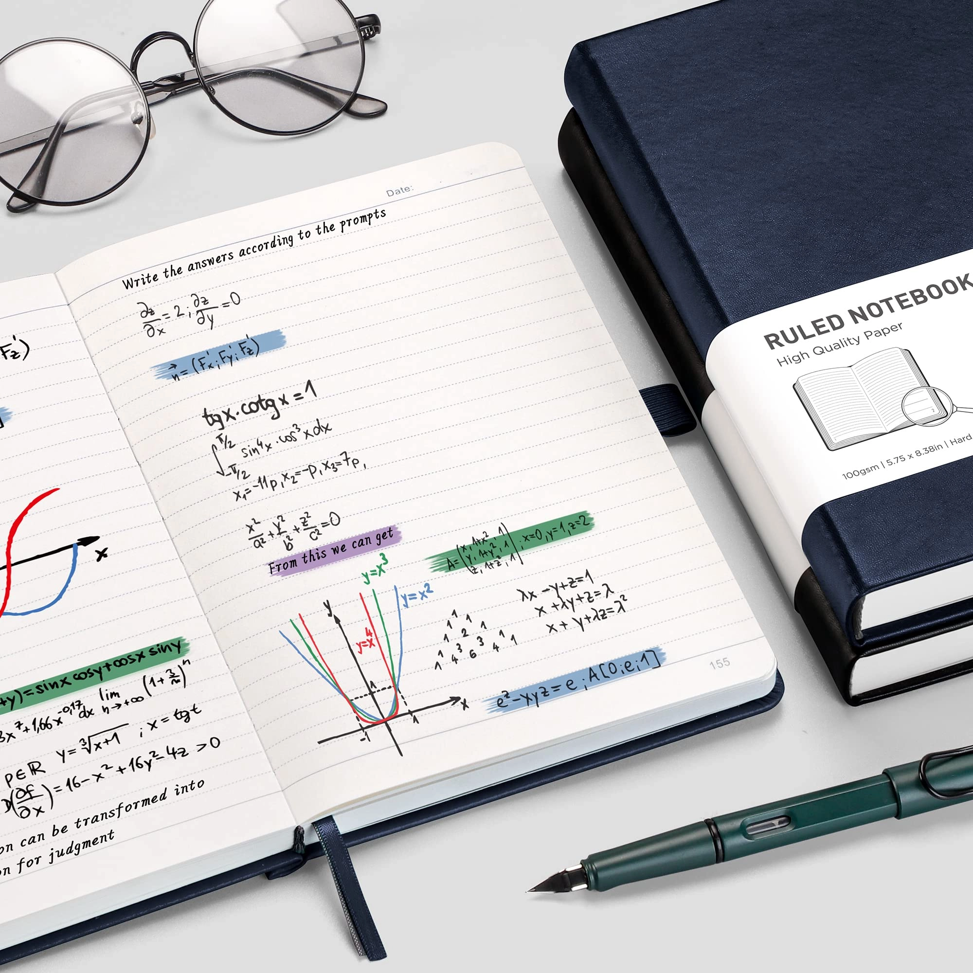 Lined Journal Notebook A5 Hardcover - Lined 320 Pages