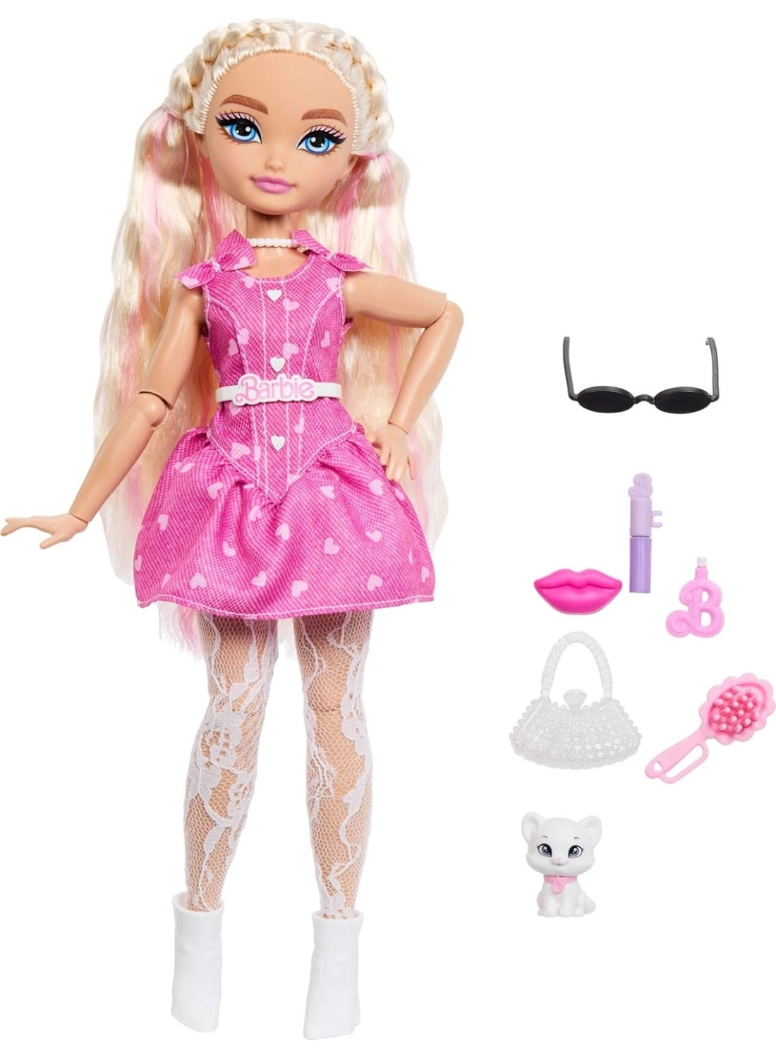 Malibu Fashion Doll - Roller Skating Blonde Hair 9 Makeup Themed Pieces Ages 4+