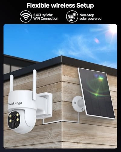 Wireless Security Camera System - 4 Cameras 10 channels 2K
