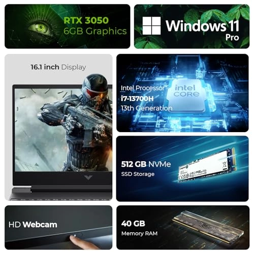 Victus 16-R0053NIA-8512 - 16.1'' i7-13700H 40GB DDR5 512GB SSD