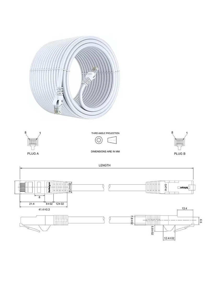Cat 6 Ethernet Cable - 40 meter