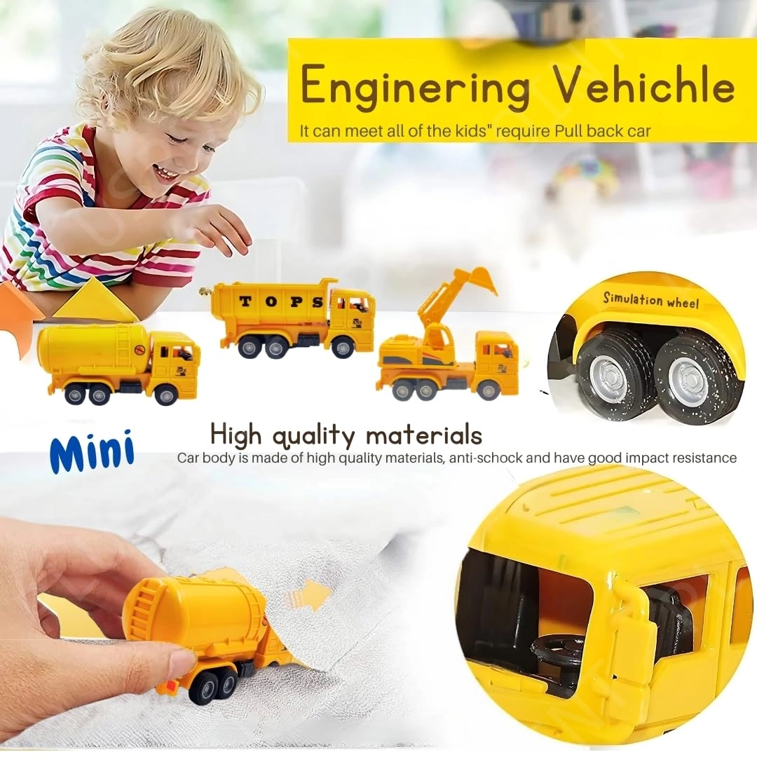 Excavator + Dumper + Tanker - 3 pcs