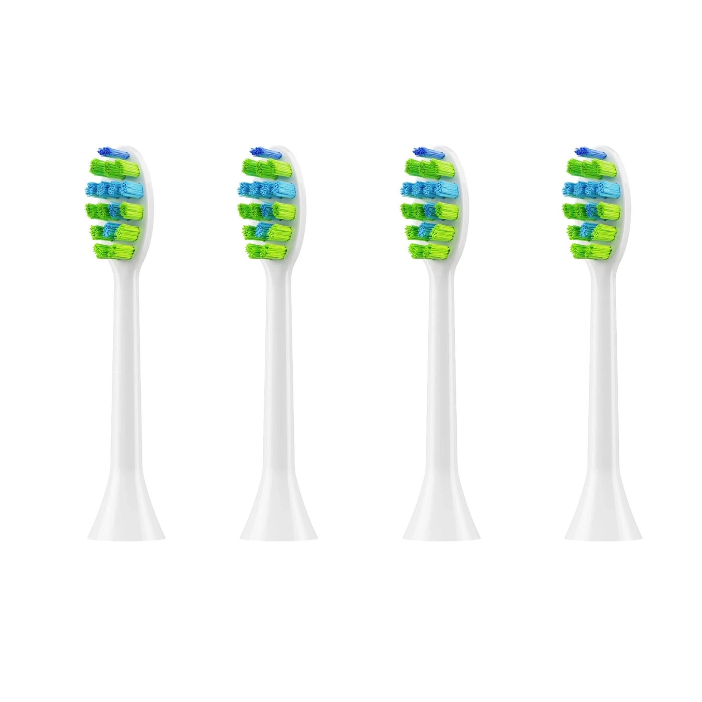7AM2M Sonic Electric Toothbrush Brush Heads - 4 Pack White