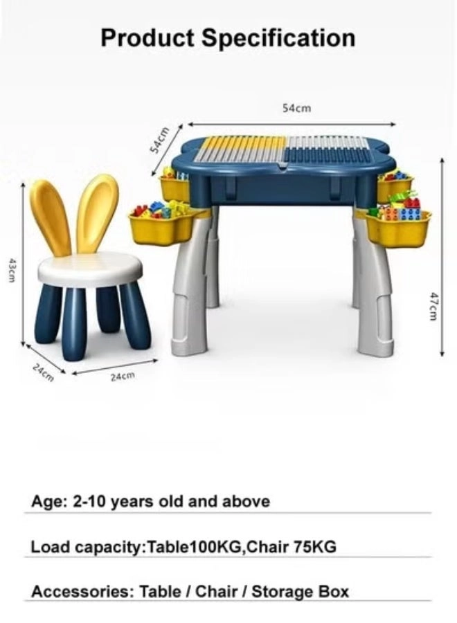 Multifunction Game Table - 2+ Years 150 pieces Set