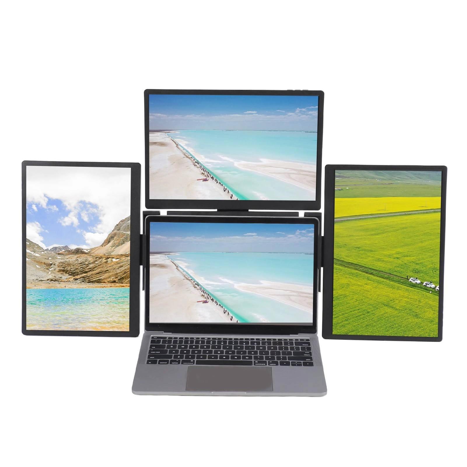 Gearwell Triple 13.3 Inch Portable HD Monitor - 1920x1200 IPS 13.3 Inches