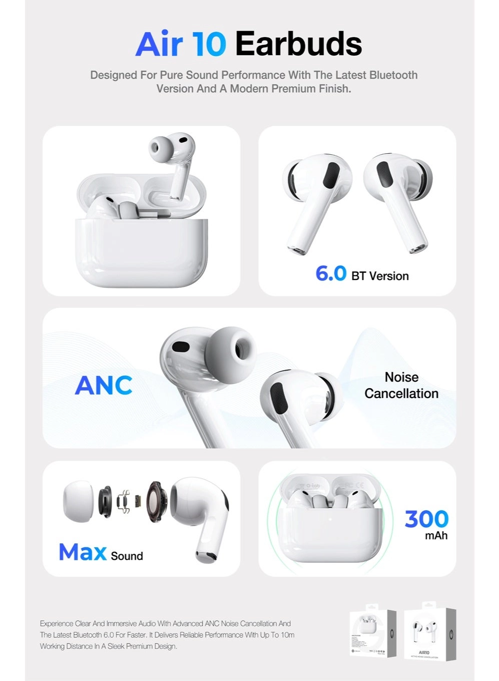AIR 10 - Wireless Earbud