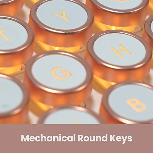 Retro Compact Keyboard - Wired/Wireless