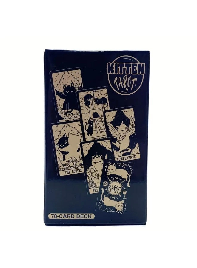 Kitten Tarot - Black Cat - Card Game