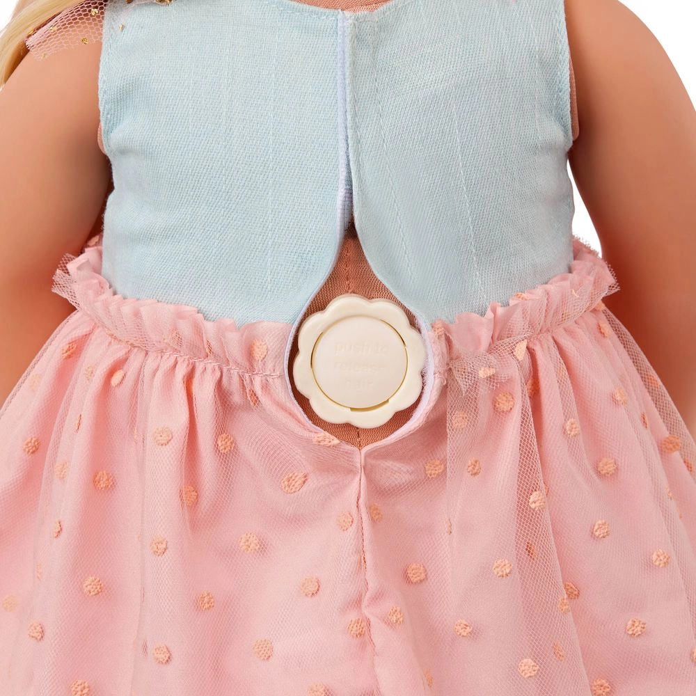 Poppy Fashion Doll Playset - 18-inch Blonde Hair Ages 3+