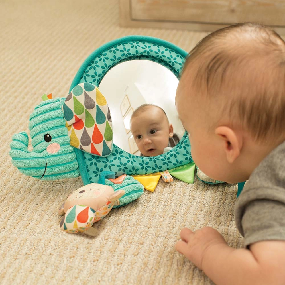 Go Gaga Elephant Baby Activity Mirror - 0 months