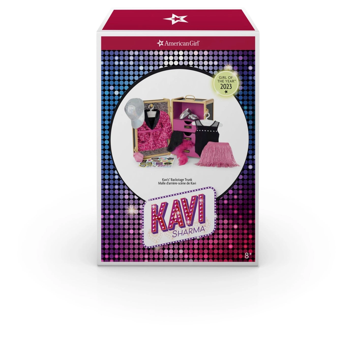 Kavi Sharma Doll - 18-inch Backstage Trunk 10+ Pieces Ages 8+