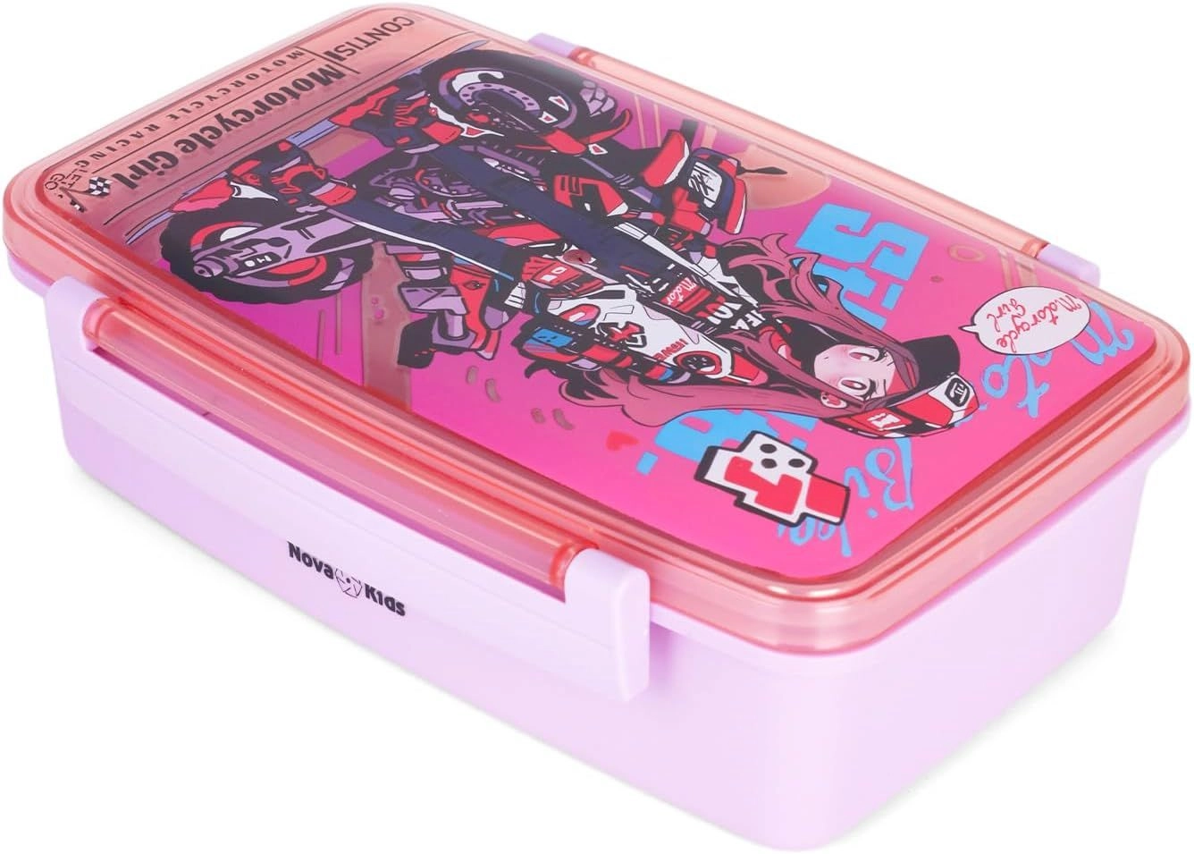 Bento Lunch Box With Spoon And Fork - Astronaut Blue 1000ml