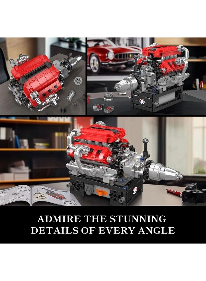 10204 - V8 motor Motor Engine Model Kit