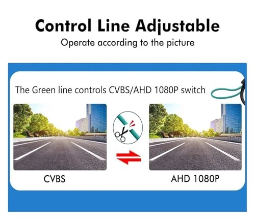 Reversing Rear Camera - Night Vision Wire 1080P