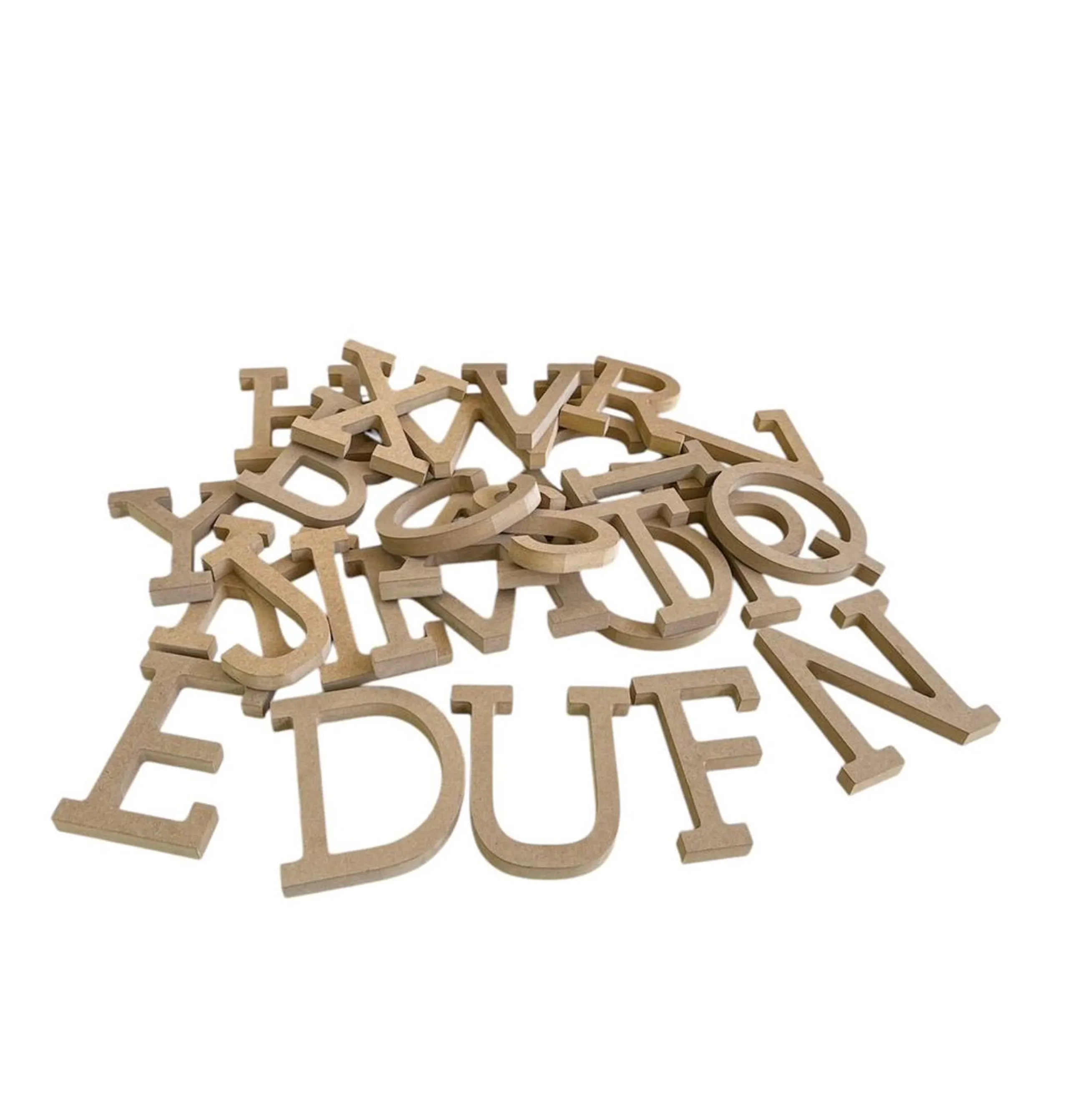Standing Upper Case Letters - Suitable for 4 years and above 26 Pcs