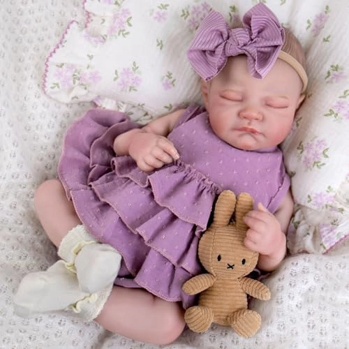 Reborn Baby Doll - 20-inch Vinyl Soft Cloth Body Girl Ages 3+