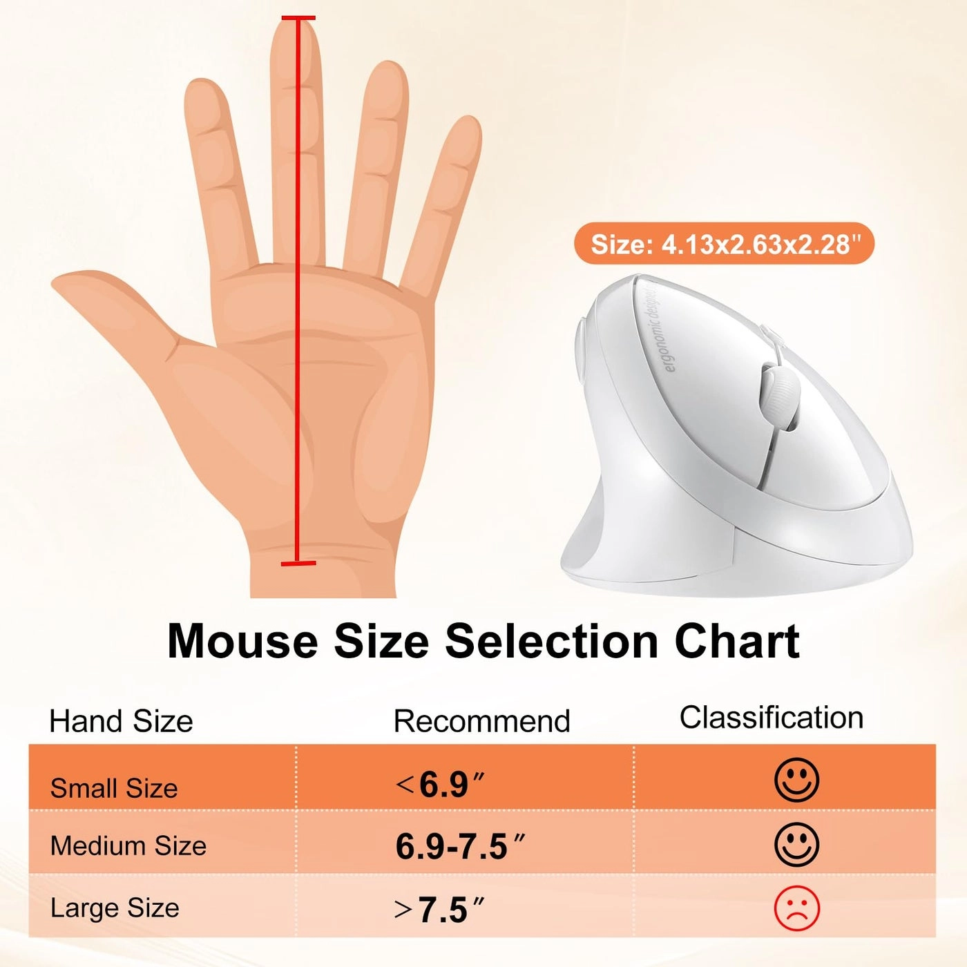 Left Hand Vertical Mouse - Wireless