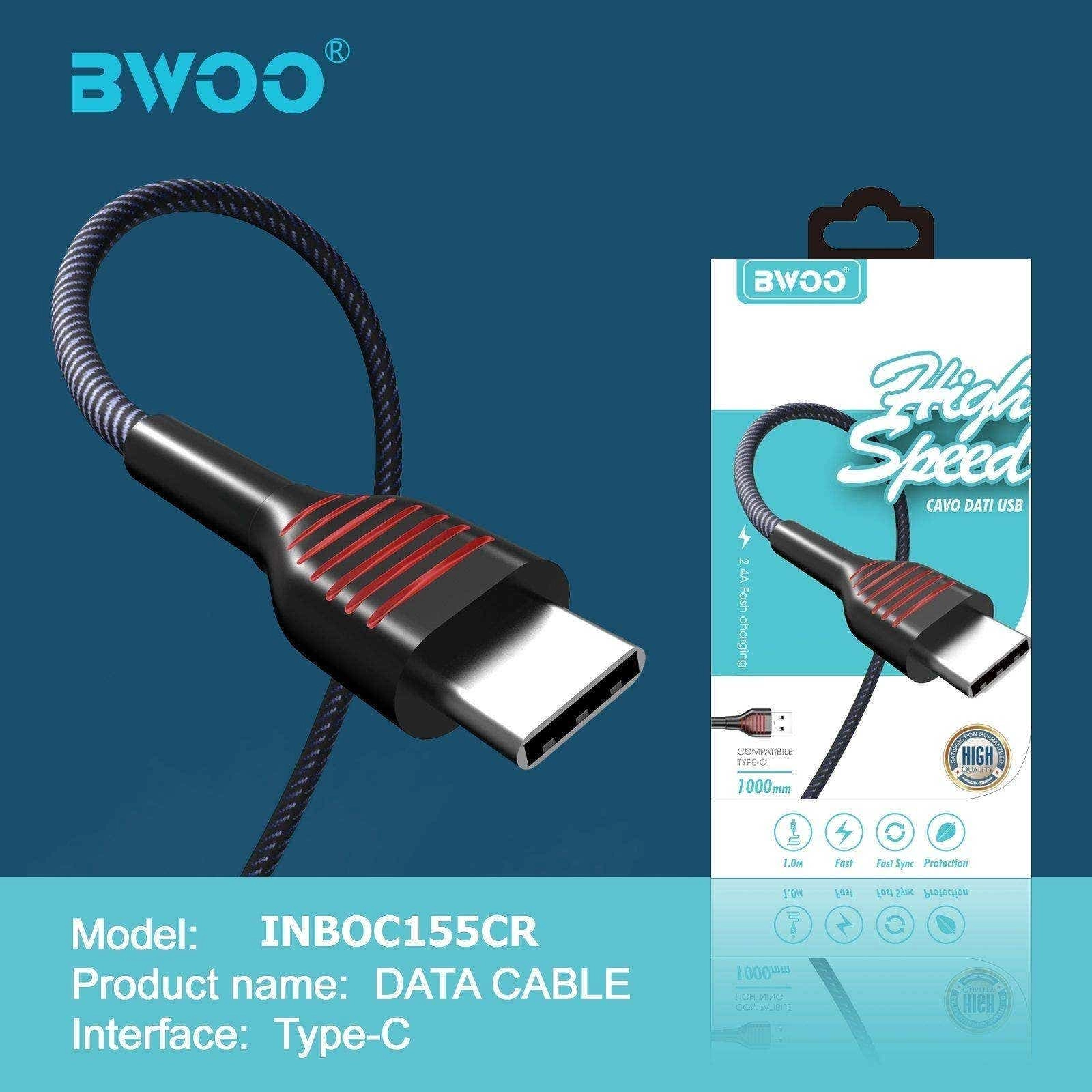 Inet Charge Cable 60W USB-C to USB-C 1m