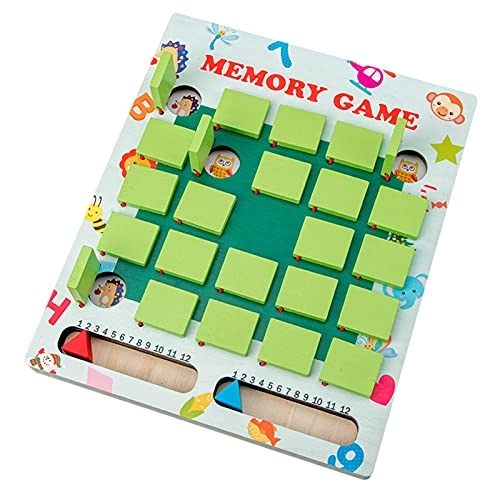 Flip Chess Game - Wooden Memory Matching Game