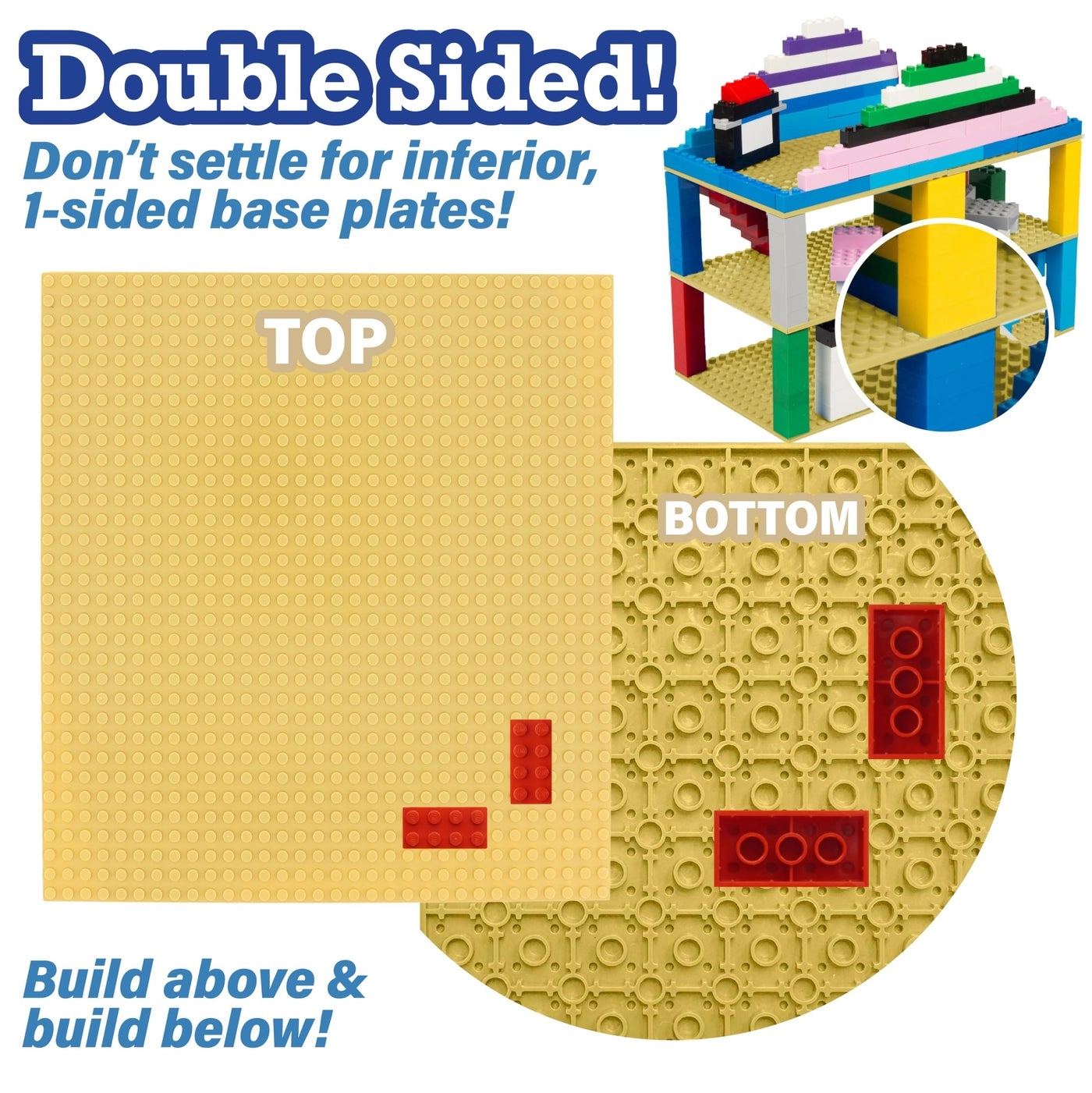 Classic Baseplates - 4 pcs