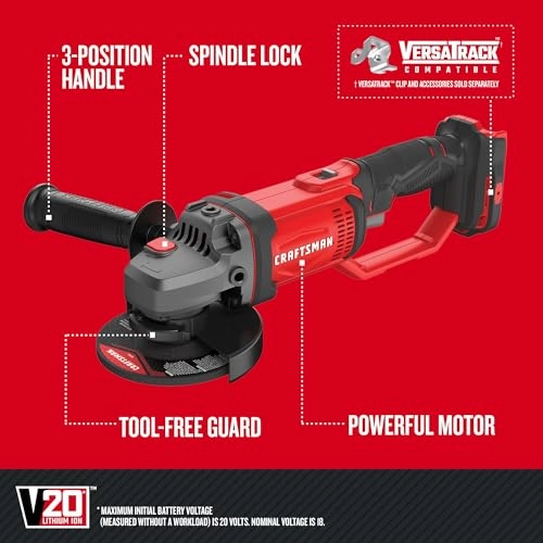V20 Angle Grinder - 4-1/2-inch