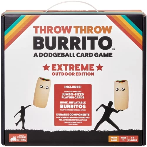 Throw Throw Burrito Extreme Outdoor Edition - German From 7+ Years 120 pieces