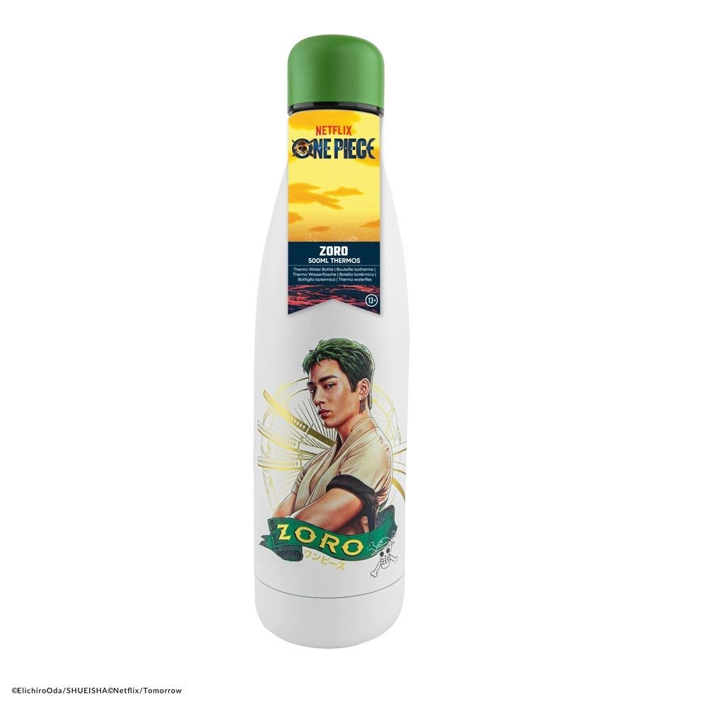 CINEREPLICA One Piece Netflix Zoro Thermos Bottle - 500ml
