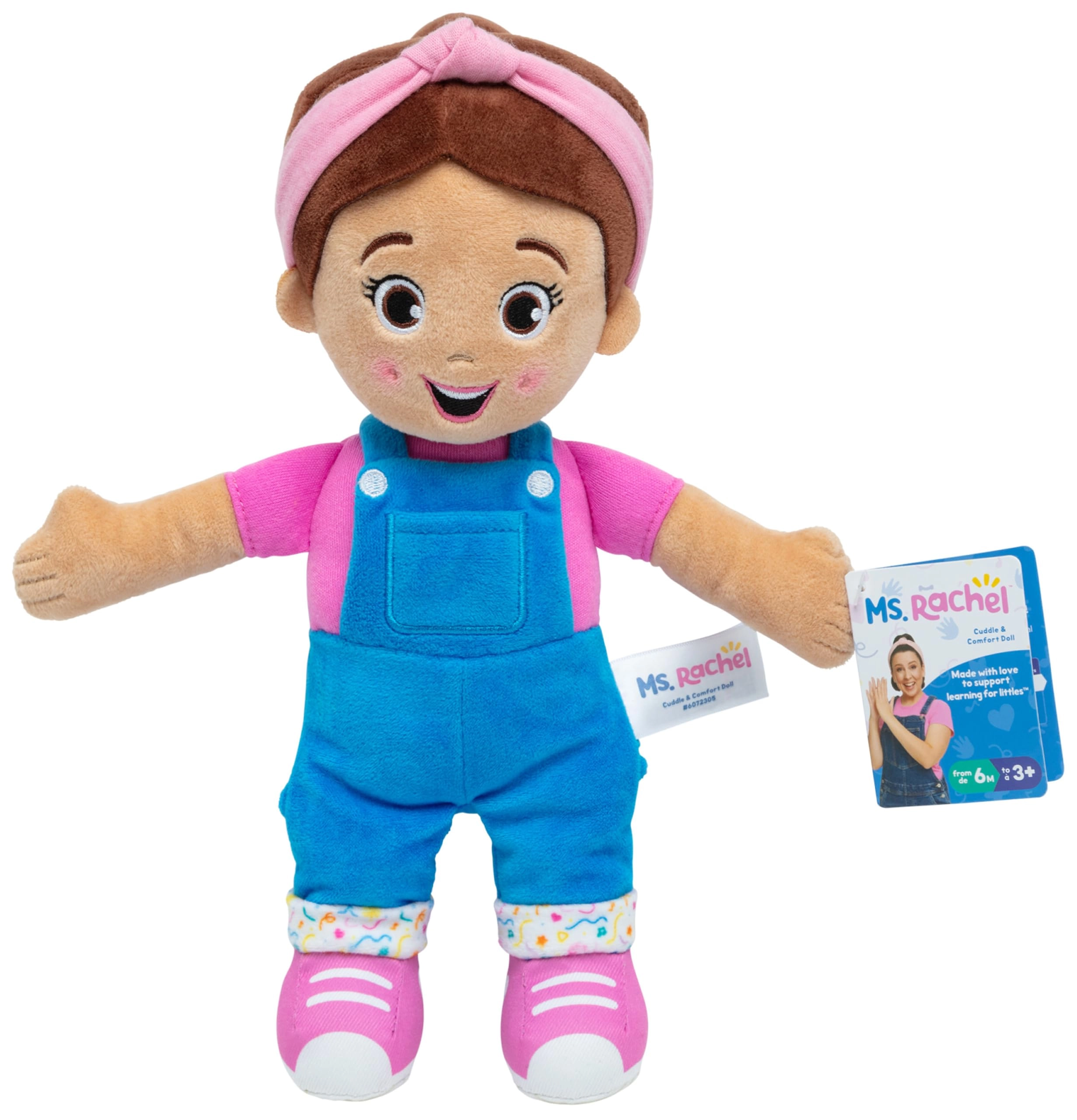 Spin Master Ms. Rachel Cuddle & Comfort Doll - 11” Premium Plush