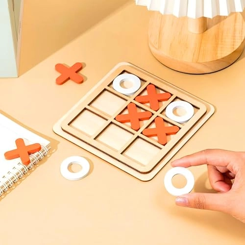 Tic Tac Toe - Wooden Mini